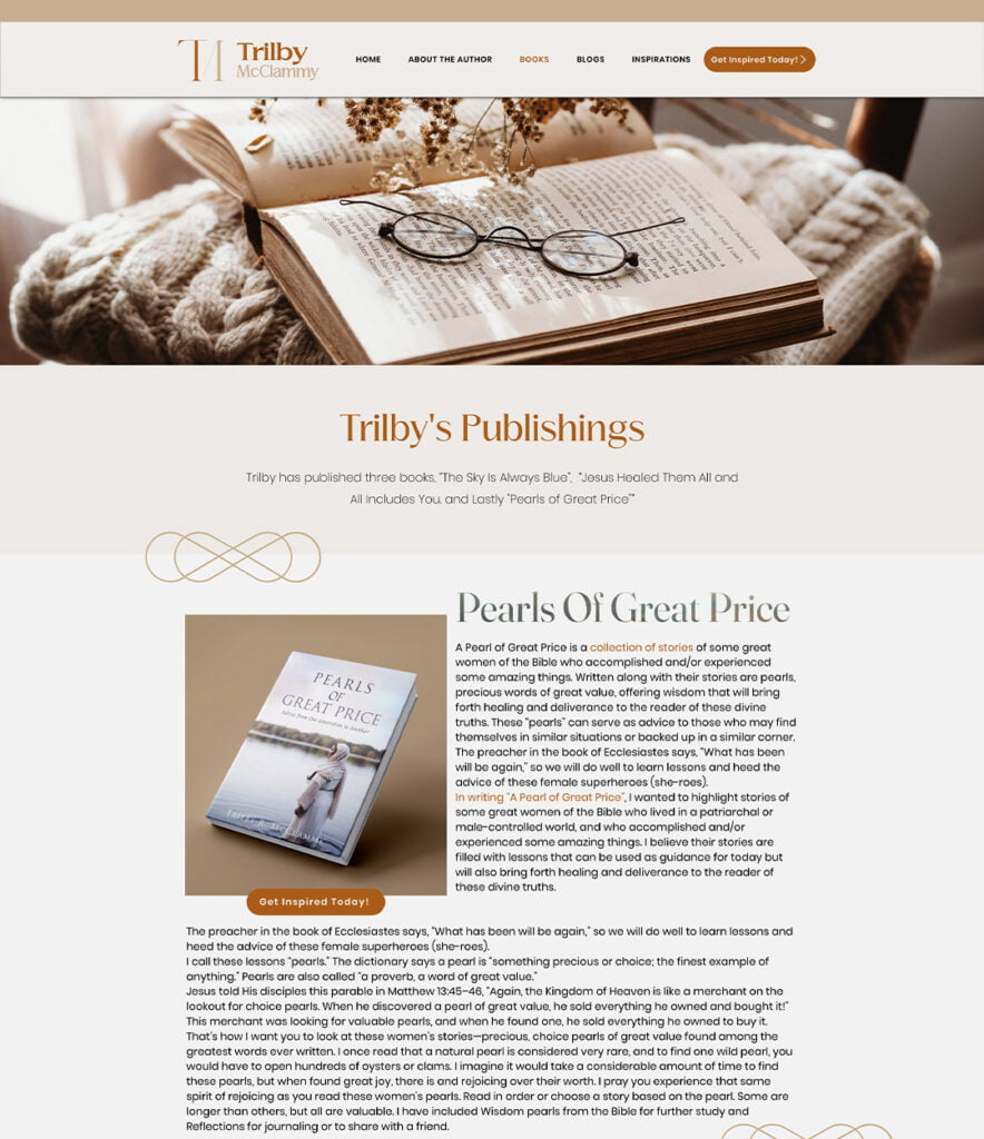 Website Design Minimalist Sleek Modern. Books